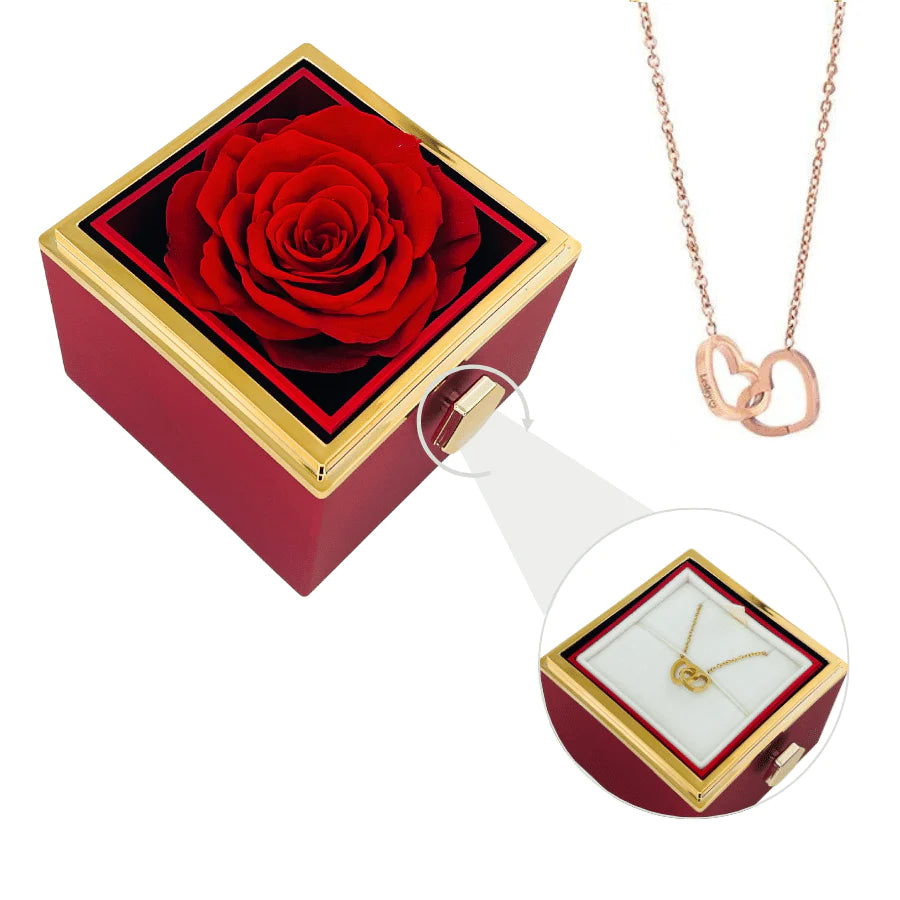 PERSONALIZABLE ETERNAL ROSE BOX